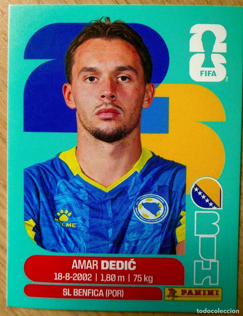 Cromos de F&uacute;tbol: BIH3 BIH 3 DEDIC BOSNIA HERZEGOVINA MUNDIAL FIFA WORLD CUP 2026 26 STICKER PANINI CROMO SIN PEGAR