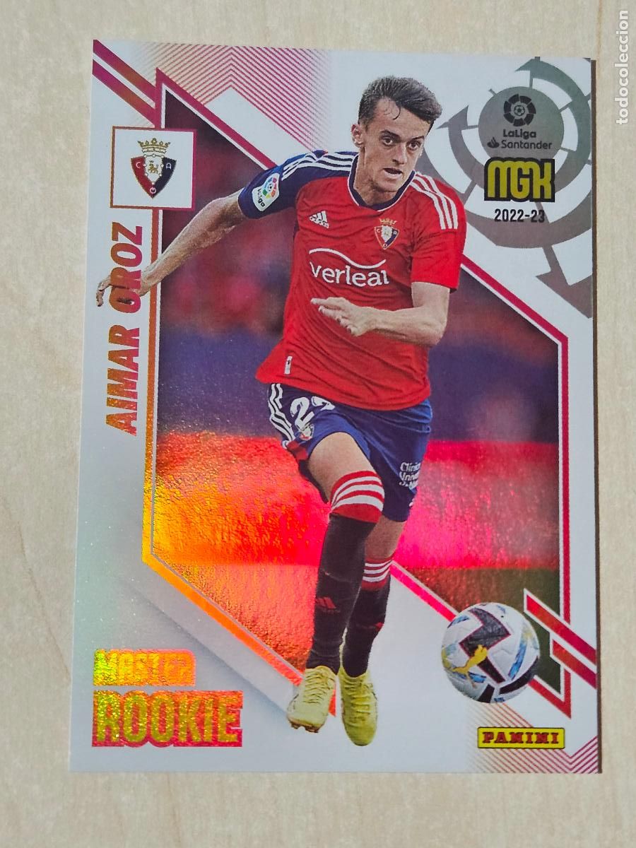 Cromos de F&uacute;tbol: CROMO N&ordm; 502 AIMAR OROZ - MEGACRACKS 2022 23 - MASTER ROOKIE