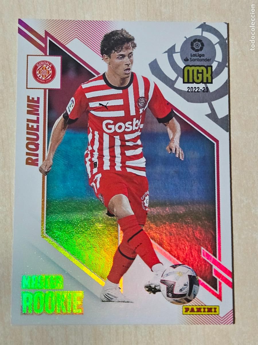 Cartes &agrave; collectionner de Football: CROMO N&ordm; 504 RIQUELME - MEGACRACKS 2022 23 - MASTER ROOKIE