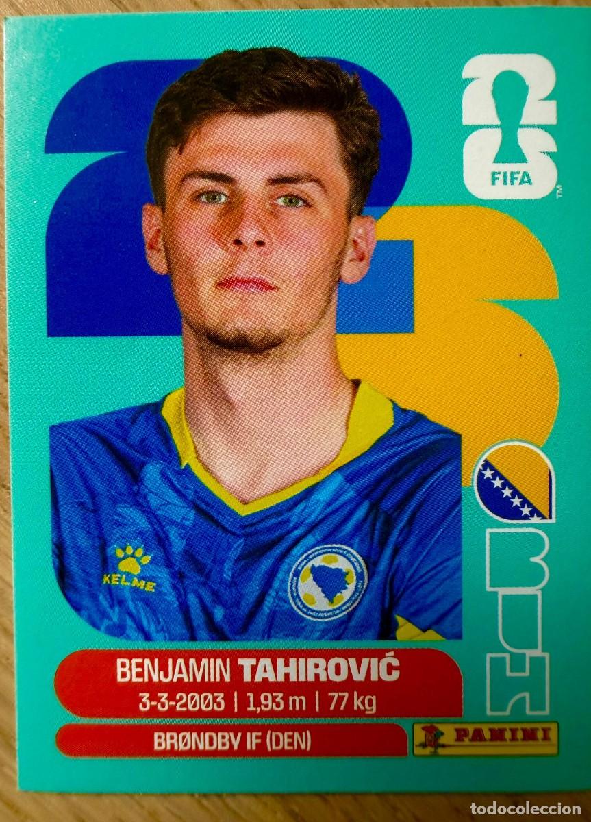 Cartes &agrave; collectionner de Football: BIH9 BIH 9 TAHIRIVIC BOSNIA HERZEGOVINA MUNDIAL FIFA WORLD CUP 2026 26 STICKE PANINI CROMO SIN PEGAR
