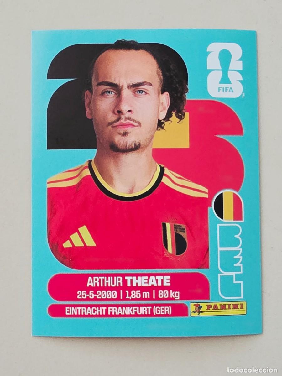 Cartes &agrave; collectionner de Football: BEL 3 Arthur Theate, B&eacute;lgica, Panini FIFA World Cup Mundial 2026 Sticker