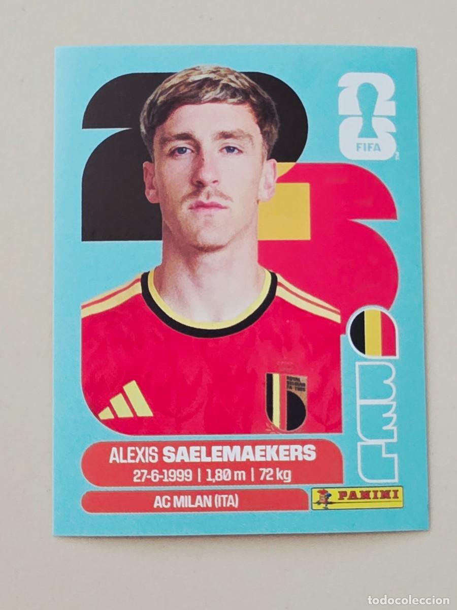 Cartes &agrave; collectionner de Football: BEL 12 Alexis Saelemaekers, B&eacute;lgica, Panini FIFA World Cup Mundial 2026 Sticker