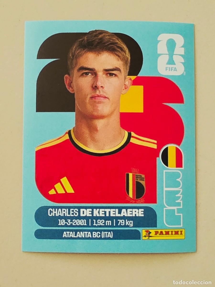 Cartes &agrave; collectionner de Football: BEL 17 Charles De Ketelaere, B&eacute;lgica, Panini FIFA World Cup Mundial 2026 Sticker