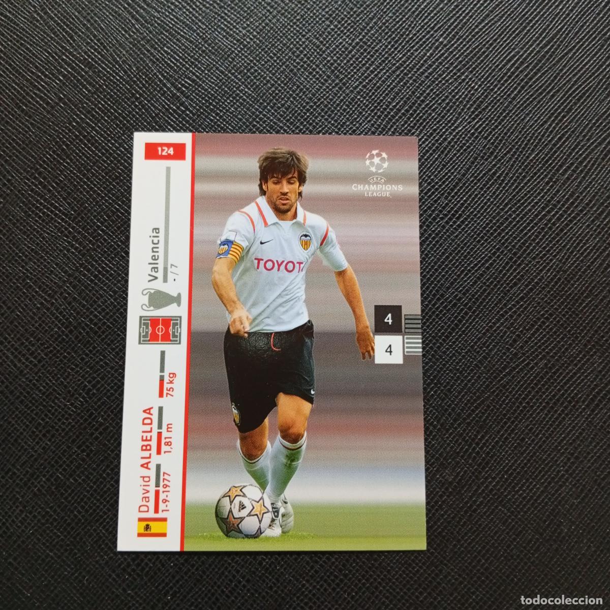 Cromos de Futebol: 124 ALBELDA VALENCIA PANINI TRADING CARDS UEFA CHAMPIONS LEAGUE 2007 2008 - (MD2002-3) PG20
