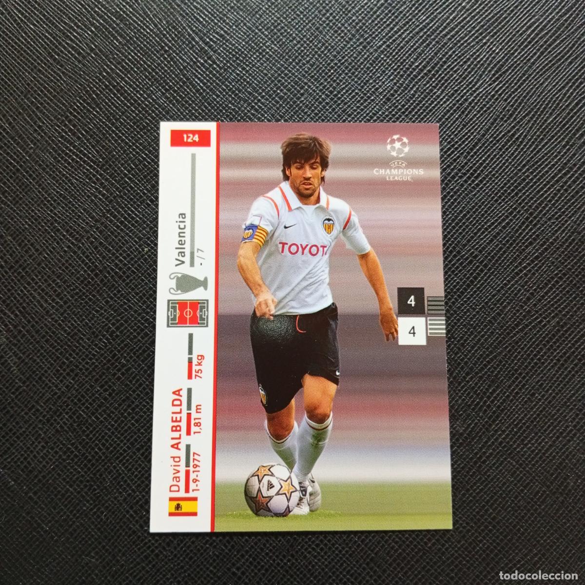 Cromos de Futebol: 124 ALBELDA VALENCIA PANINI TRADING CARDS UEFA CHAMPIONS LEAGUE 2007 2008 - (MD2002-3) PG20 B