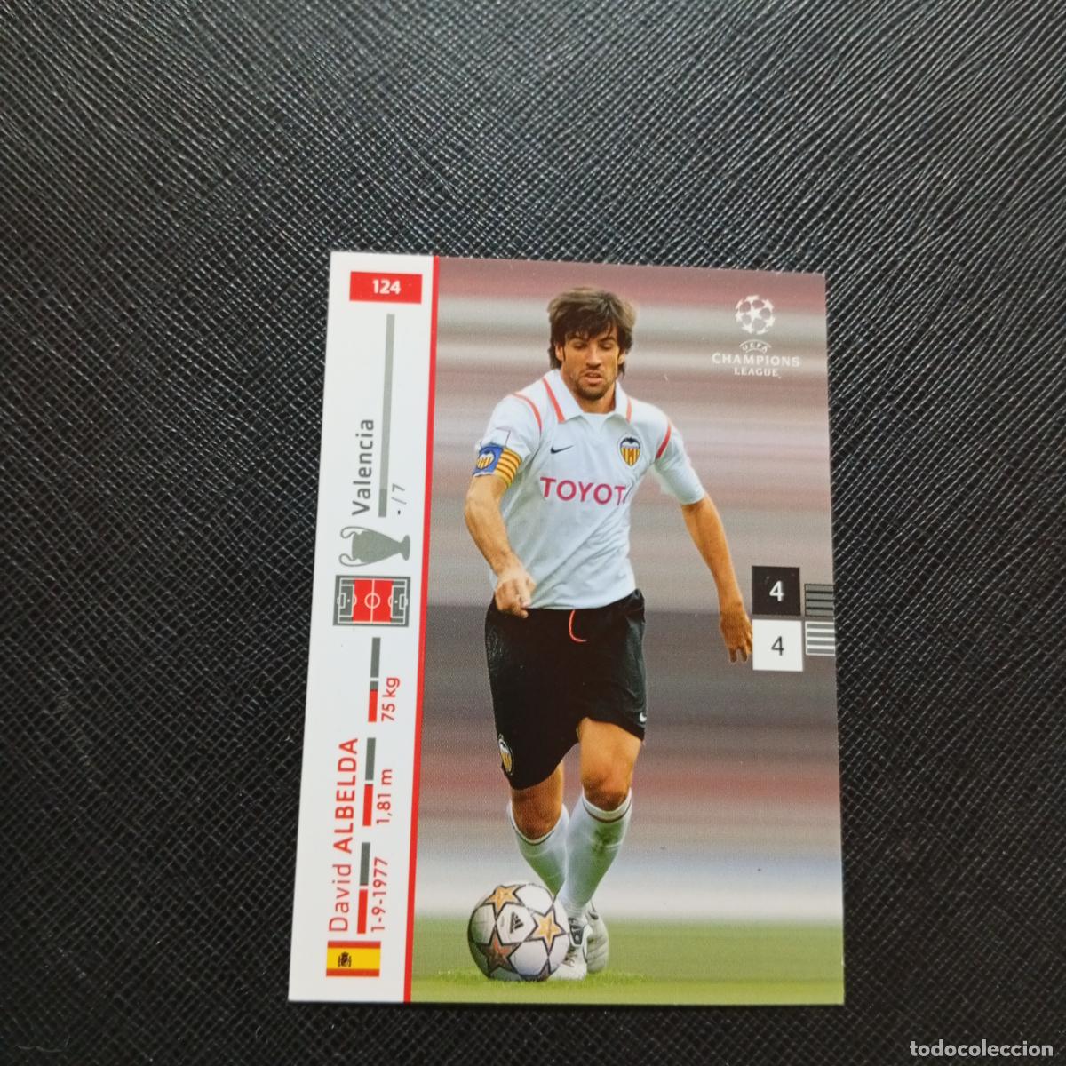 Cromos de F&uacute;tbol: 124 ALBELDA VALENCIA PANINI TRADING CARDS UEFA CHAMPIONS LEAGUE 2007 2008 - (MD2002-3) PG21 B