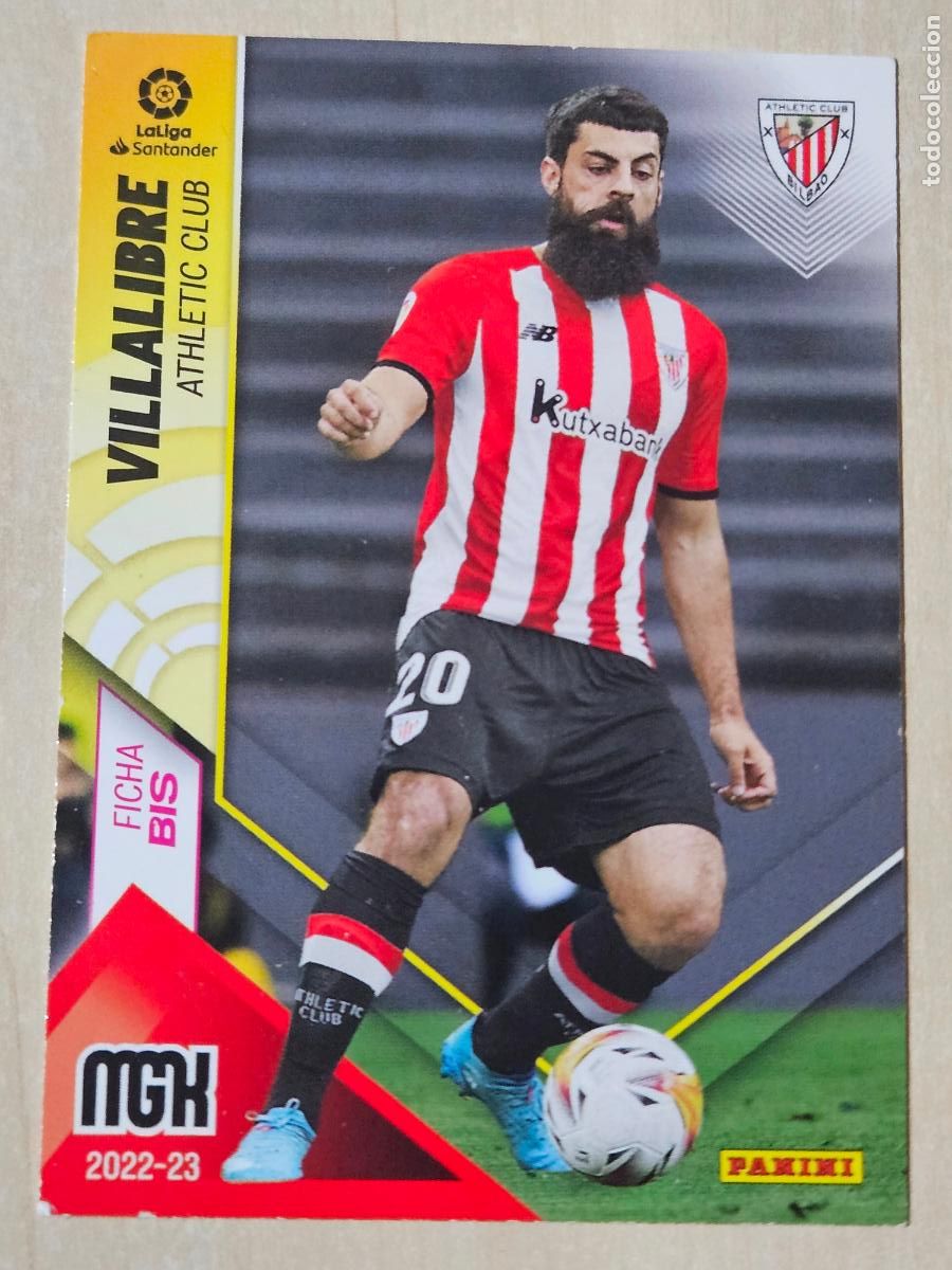 Cromos de F&uacute;tbol: CROMO N&ordm; 44 BIS VILLALIBRE - MEGACRACKS 2022 23 - ATHLETIC DE BILBAO