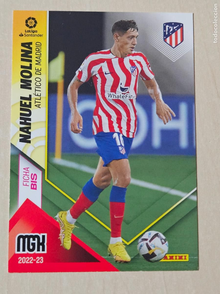 Cromos de F&uacute;tbol: CROMO N&ordm; 49 BIS NAHUEL MOLINA - MEGACRACKS 2022 23 - ATLETICO DE MADRID
