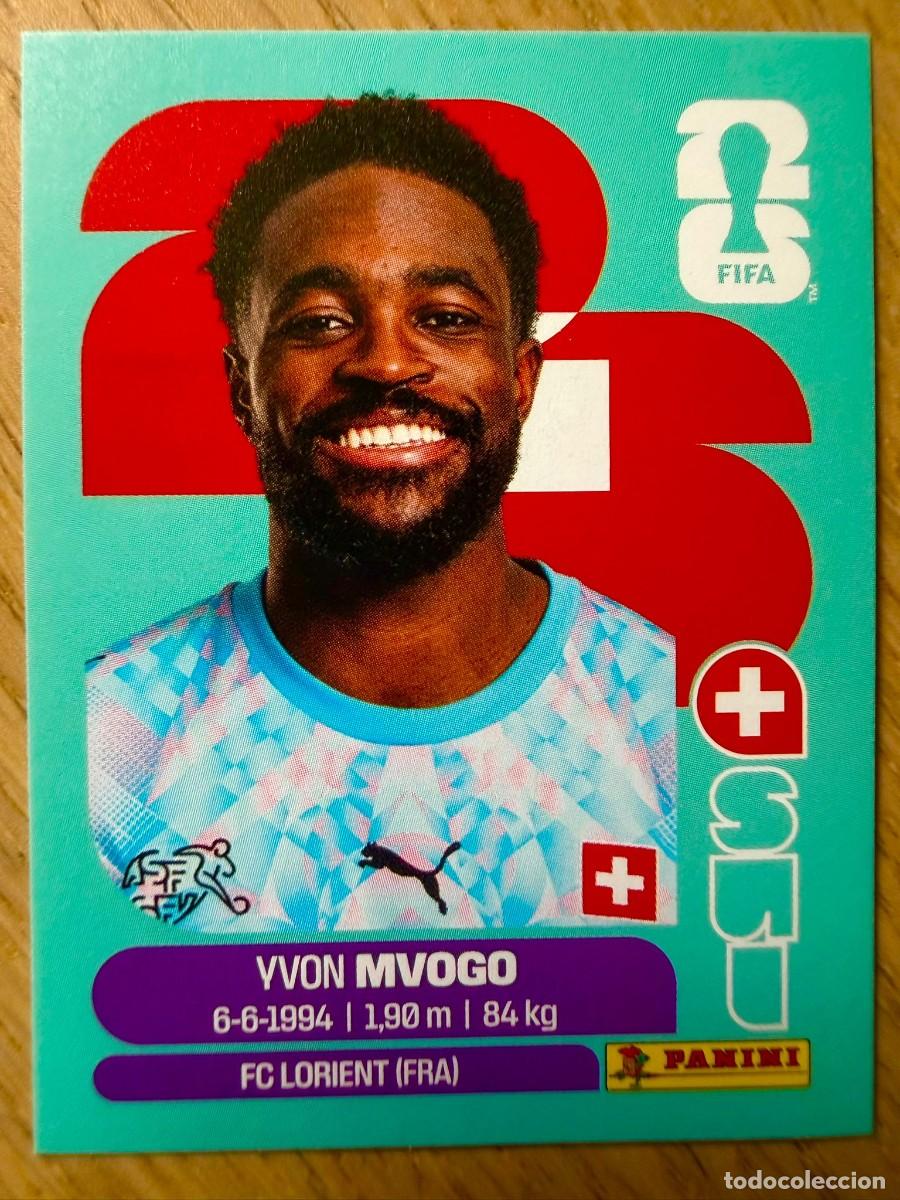 Cromos de F&uacute;tbol: SUI3 SUI 3 YVON MVOGO SUIZA MUNDIAL FIFA WORLD CUP 2026 26 STICKER CROMO PANINI SIN PEGAR