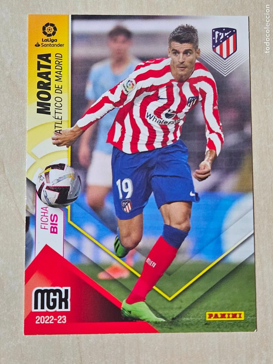 Cromos de F&uacute;tbol: CROMO N&ordm; 62 BIS MORATA - MEGACRACKS 2022 23 - ATLETICO DE MADRID
