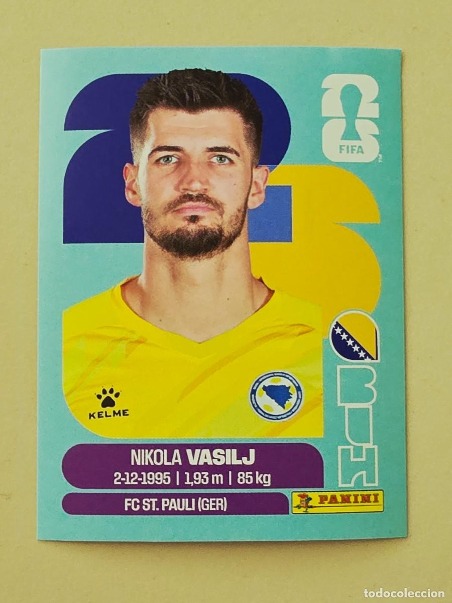 Cromos de F&uacute;tbol: BIH 2 Nicol&aacute;s Vasilj, Bosnia & Herzegovina, Panini FIFA World Cup Mundial 2026 Sticker