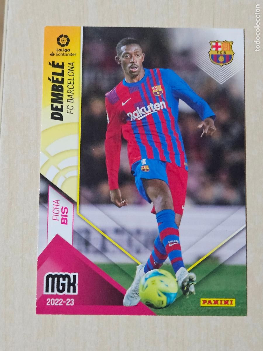 Cromos de F&uacute;tbol: CROMO N&ordm; 80 BIS DEMBELE - MEGACRACKS 2022 23 - BARCELONA