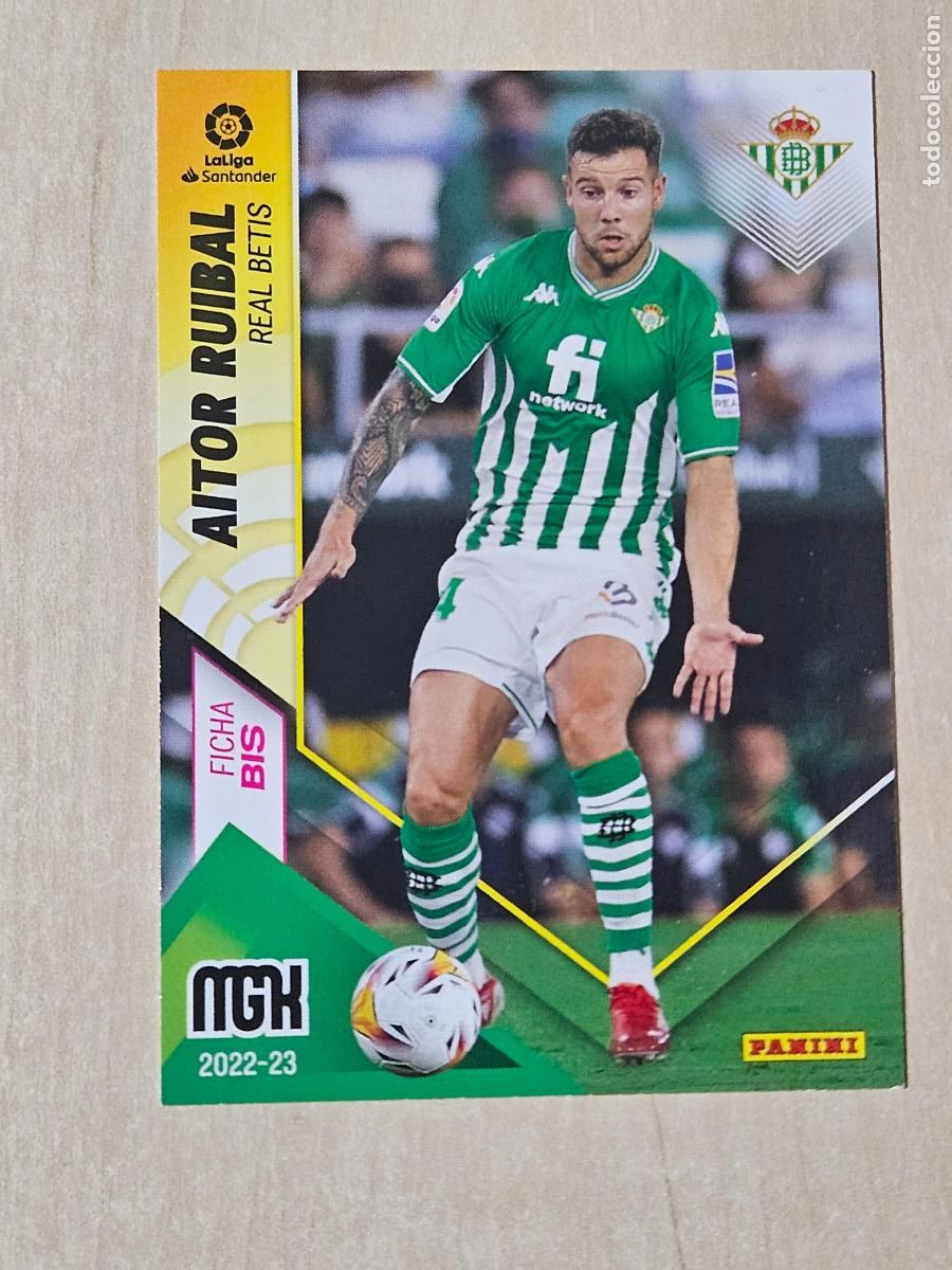 Cromos de F&uacute;tbol: CROMO N&ordm; 95 BIS AITOR RUIBAL - MEGACRACKS 2022 23 - REAL BETIS