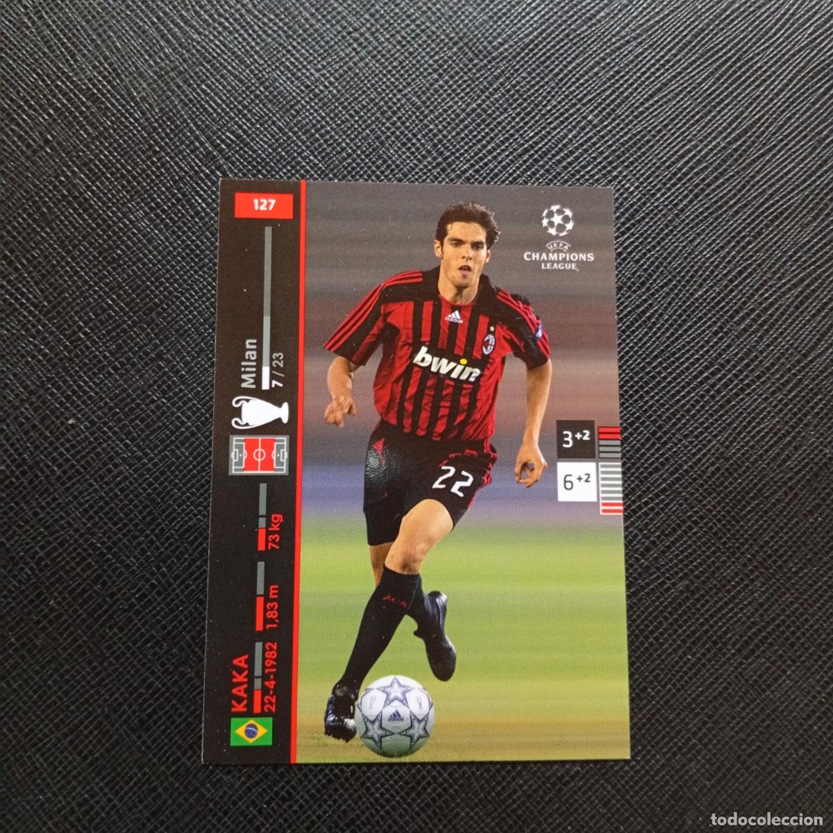 Cromos de F&uacute;tbol: 127 KAKA MILAN PANINI TRADING CARDS UEFA CHAMPIONS LEAGUE 2007 2008 - (MD2002-3) PG21 B