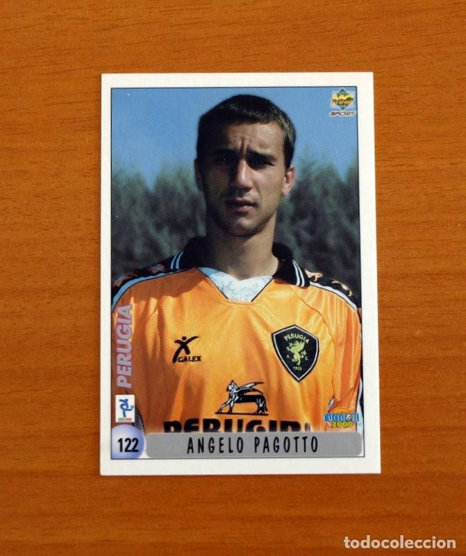 Football Stickers: Perugia -N&ordm; 122 Angelo Pagotto-Hidetoshi Nakata -Mundicromo 1999-2000-99-00 Calciatori-Italia