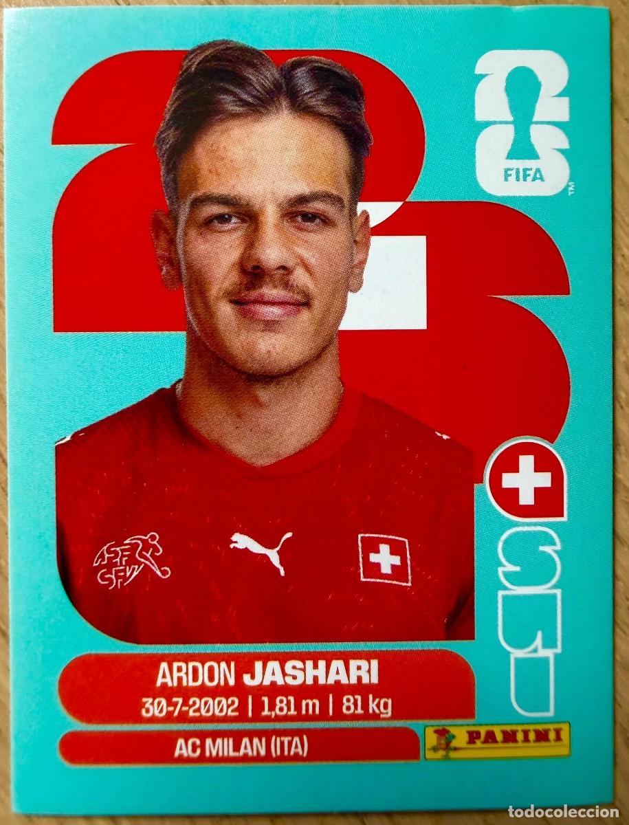 Football Stickers: SUI14 SUI 14 ARDON JASHARI SUIZA MUNDIAL FIFA WORLD CUP 2026 26 STICKER CROMO PANINI SIN PEGAR
