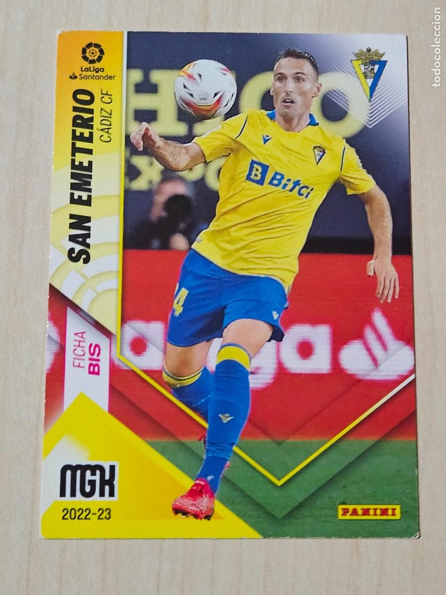Football Stickers: CROMO N&ordm; 112 BIS SAN EMETERIO - MEGACRACKS 2022 23 - CADIZ