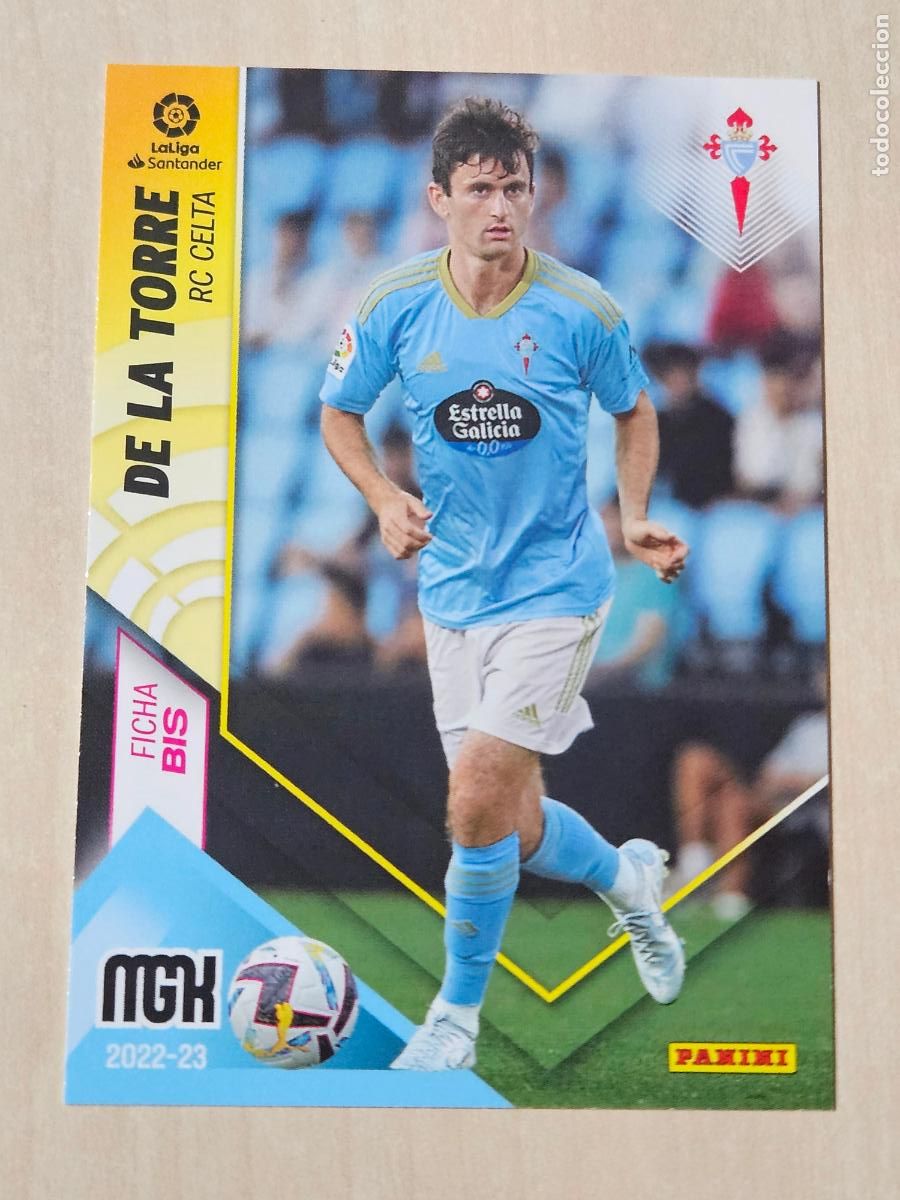 Football Stickers: CROMO N&ordm; 132 BIS DE LA TORRE - MEGACRACKS 2022 23 - REAL CELTA