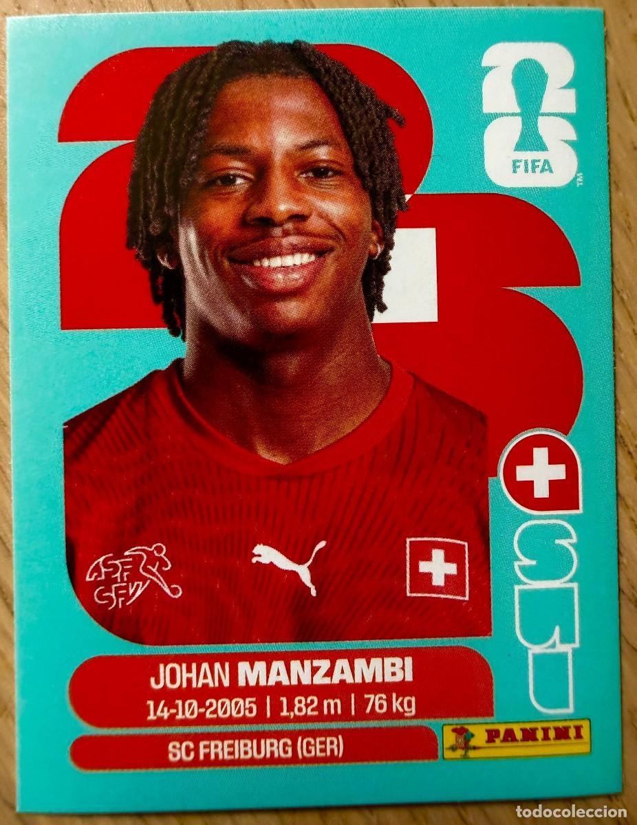 Football Stickers: SUI15 SUI 15 MANZAMBI SUIZA MUNDIAL FIFA WORLD CUP 2026 26 STICKER CROMO PANINI SIN PEGAR