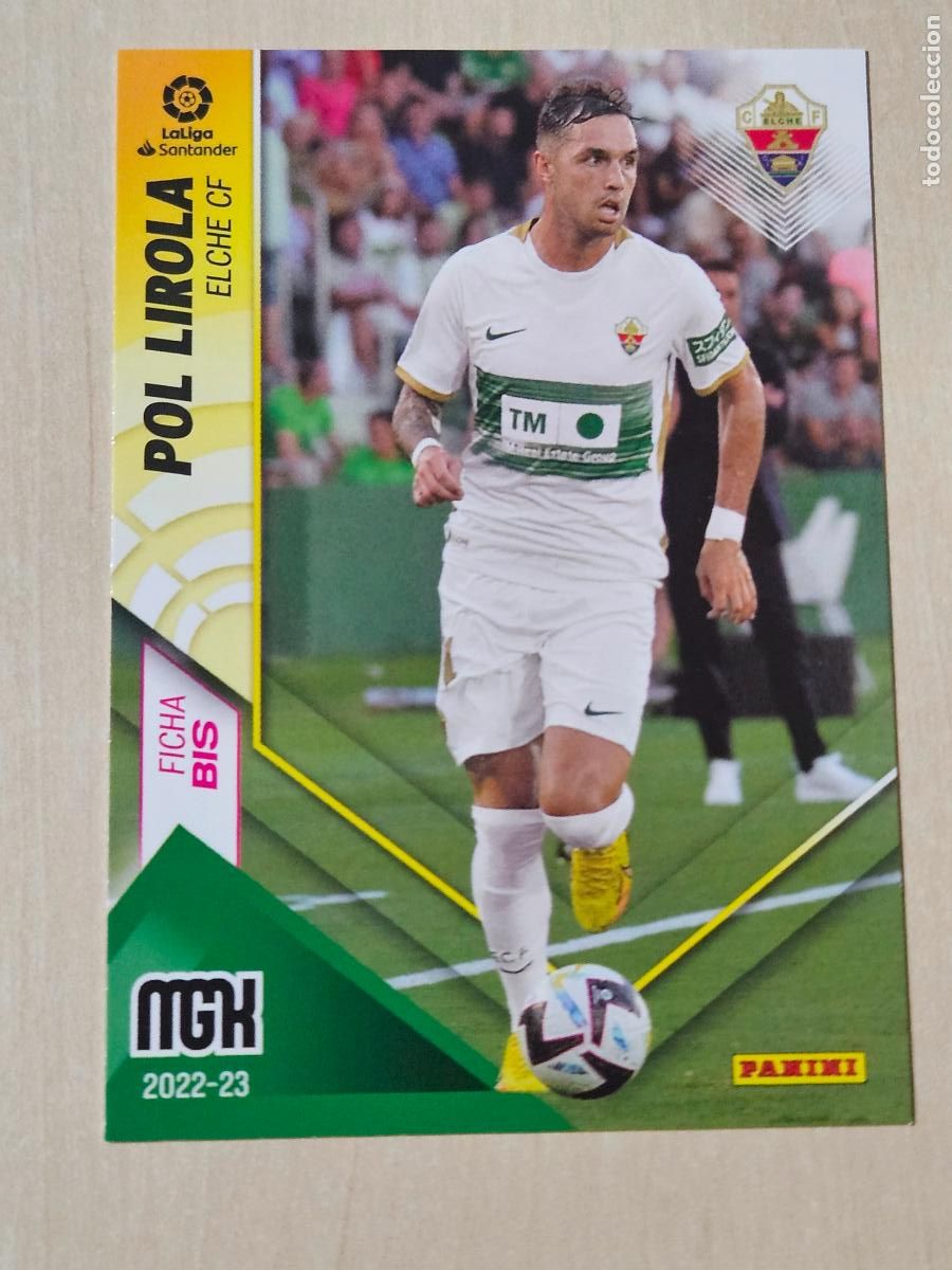 Cartes &agrave; collectionner de Football: CROMO N&ordm; 139 BIS POL LIROLA - MEGACRACKS 2022 23 - ELCHE