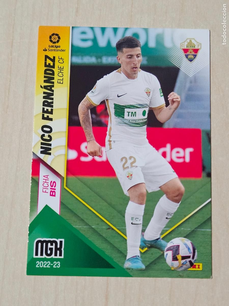 Football Stickers: CROMO N&ordm; 144 BIS NICO FERNANDEZ - MEGACRACKS 2022 23 - ELCHE
