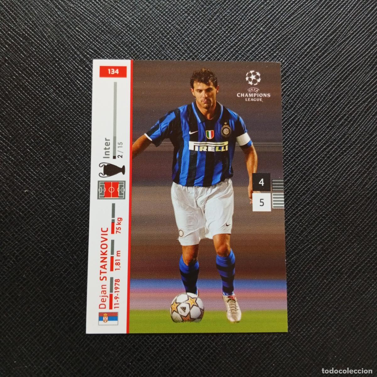 Football Stickers: 134 STANKOVIC INTER MILAN PANINI TRADING CARDS UEFA CHAMPIONS LEAGUE 2007 2008 - (MD2002-3) PG23