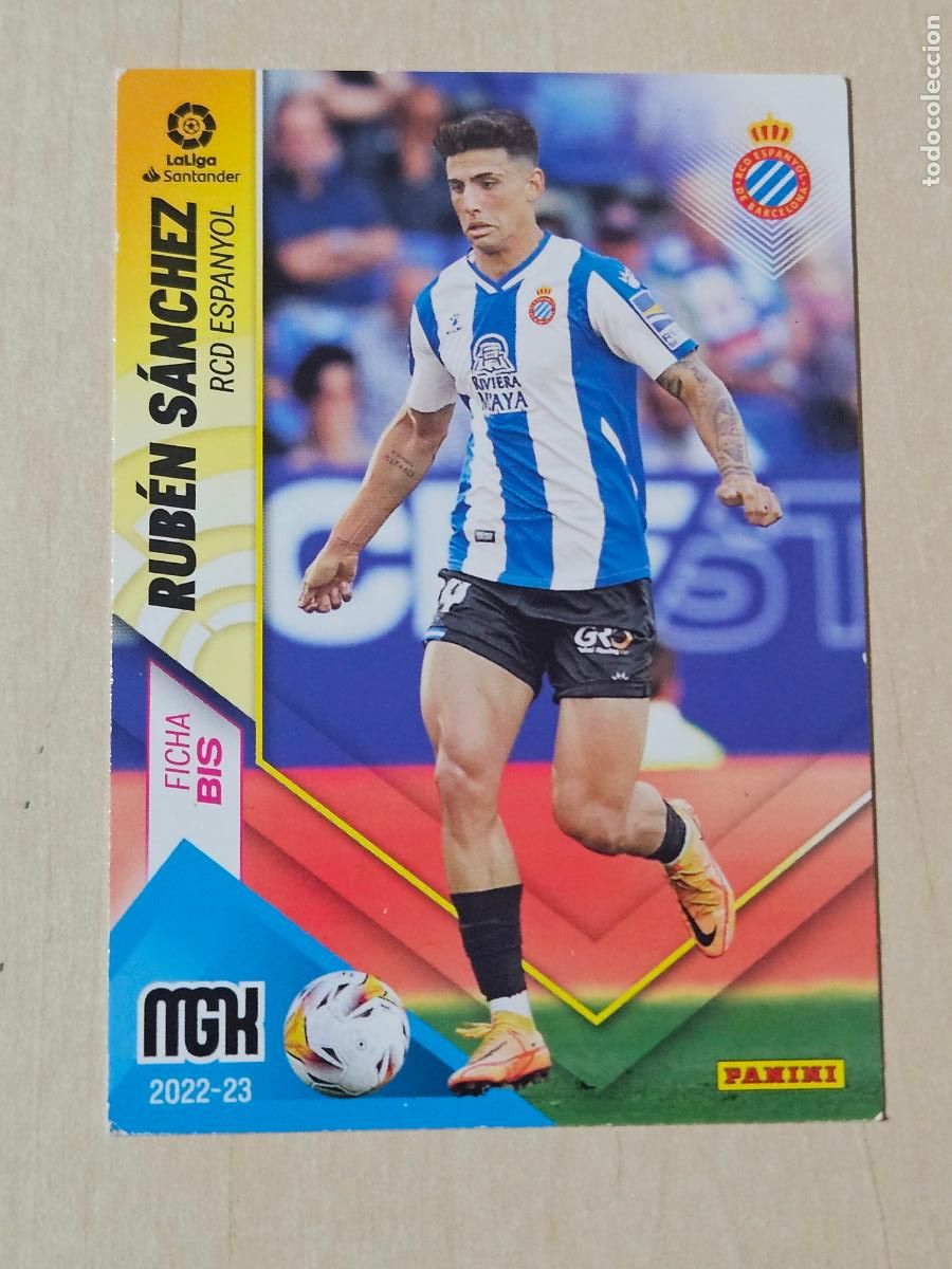 Cartes &agrave; collectionner de Football: CROMO N&ordm; 163 BIS RUBEN SANCHEZ - MEGACRACKS 2022 23 - ESPANYOL