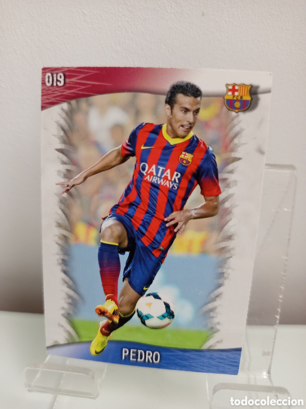 Cromos de Futebol: ❇️ CROMO CARD ⚽ PEDRO BARCELONA 19 FICHAS LIGA QUIZ GAME 2014 13 14 2013 2014 MUNDICROMO ❇️