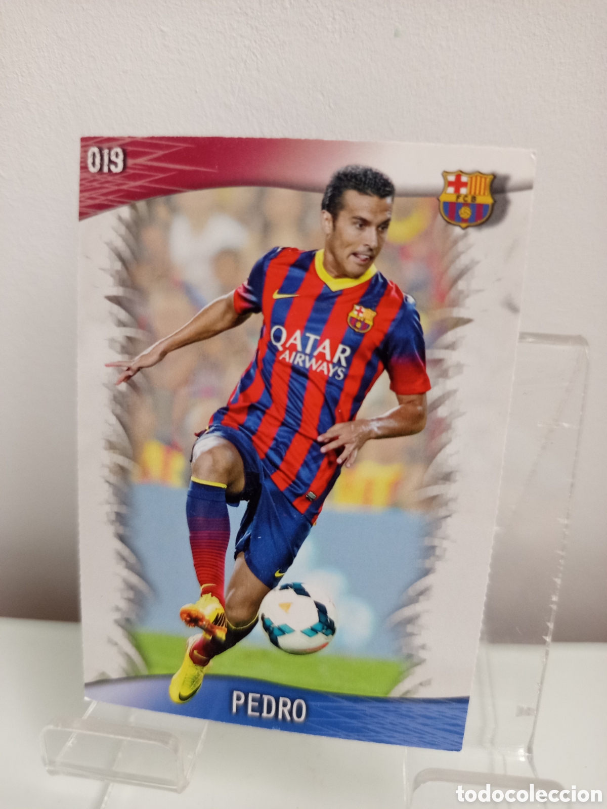 Cromos de Futebol: ❇️ CROMO CARD ⚽ PEDRO BARCELONA 19 FICHAS LIGA QUIZ GAME 2014 13 14 2013 2014 MUNDICROMO ❇️