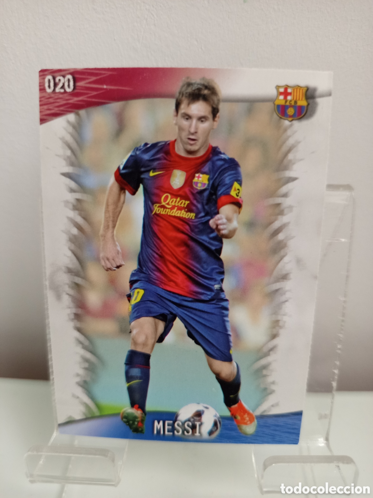 Cromos de Futebol: ❇️ CROMO CARD ⚽ MESSI BARCELONA 20 FICHAS LIGA QUIZ GAME 2014 13 14 2013 2014 MUNDICROMO ❇️