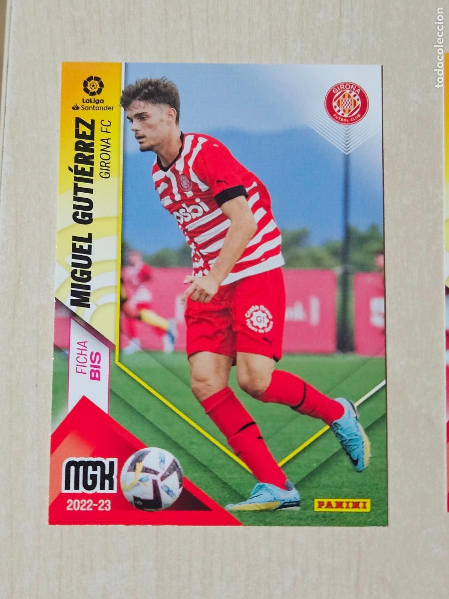Cromos de F&uacute;tbol: CROMO N&ordm; 198 BIS MIGUEL GUTIERREZ - MEGACRACKS 2022 23 - GIRONA