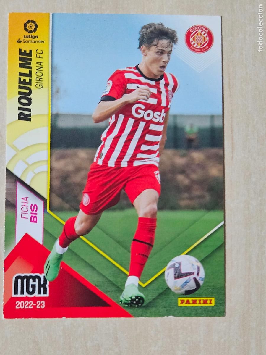 Cromos de F&uacute;tbol: CROMO N&ordm; 207 BIS RIQUELME - MEGACRACKS 2022 23 - GIRONA