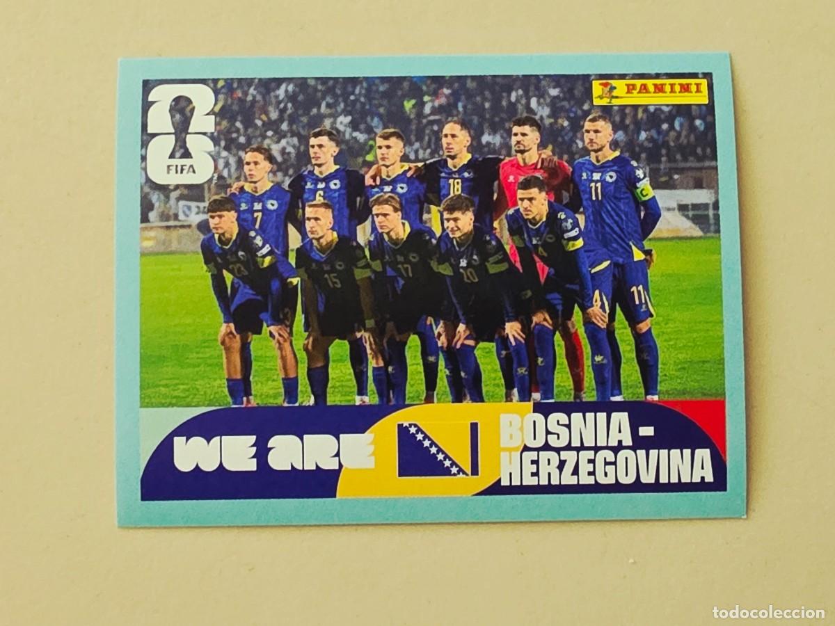 Cromos de F&uacute;tbol: BIH 13 Alineaci&oacute;n equipo plantilla, Bosnia & Herzegovina, Panini FIFA World Cup Mundial 2026 Sticker