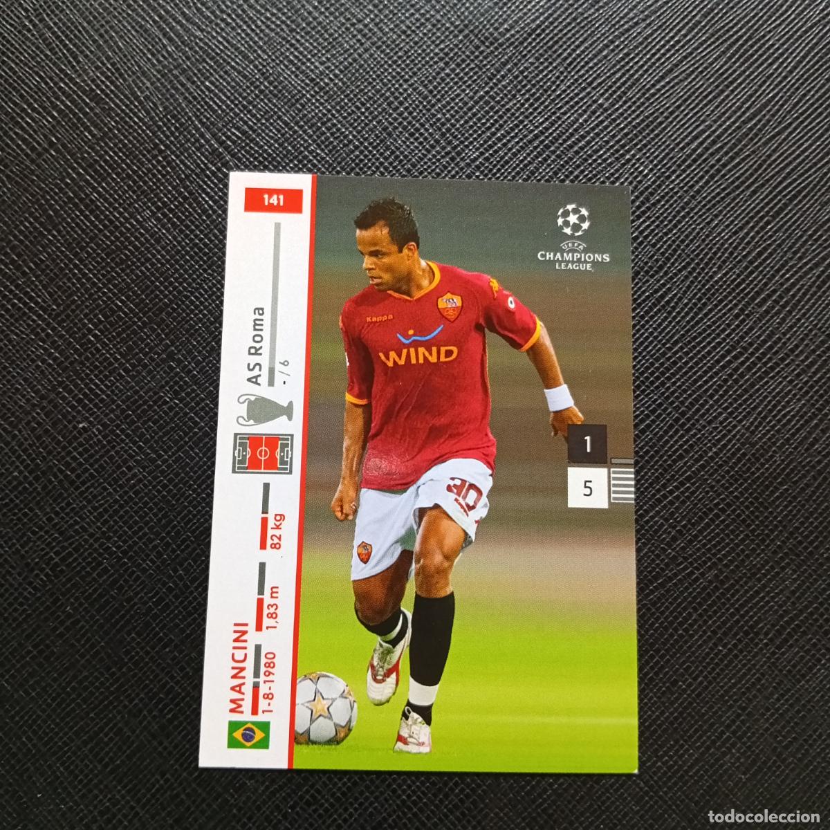 Cromos de F&uacute;tbol: 141 MANCINI ROMA PANINI TRADING CARDS UEFA CHAMPIONS LEAGUE 2007 2008 - (MD2002-3) PG22 B