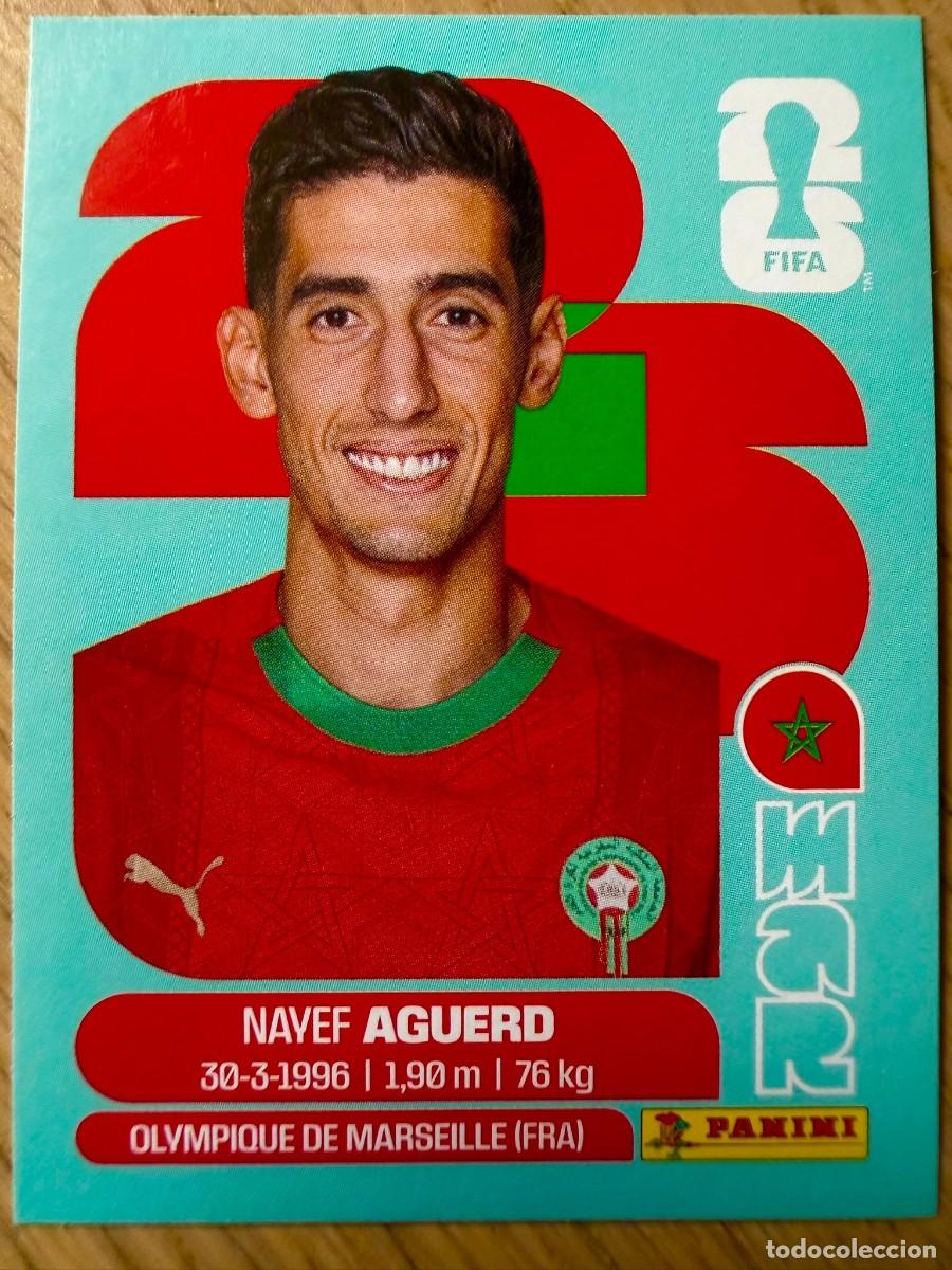 Cromos de F&uacute;tbol: MAR6 MAR 6 AGUERD MARRUECOS MUNDIAL FIFA WORLD CUP 2026 26 STICKER CROMO PANINI SIN PEGAR
