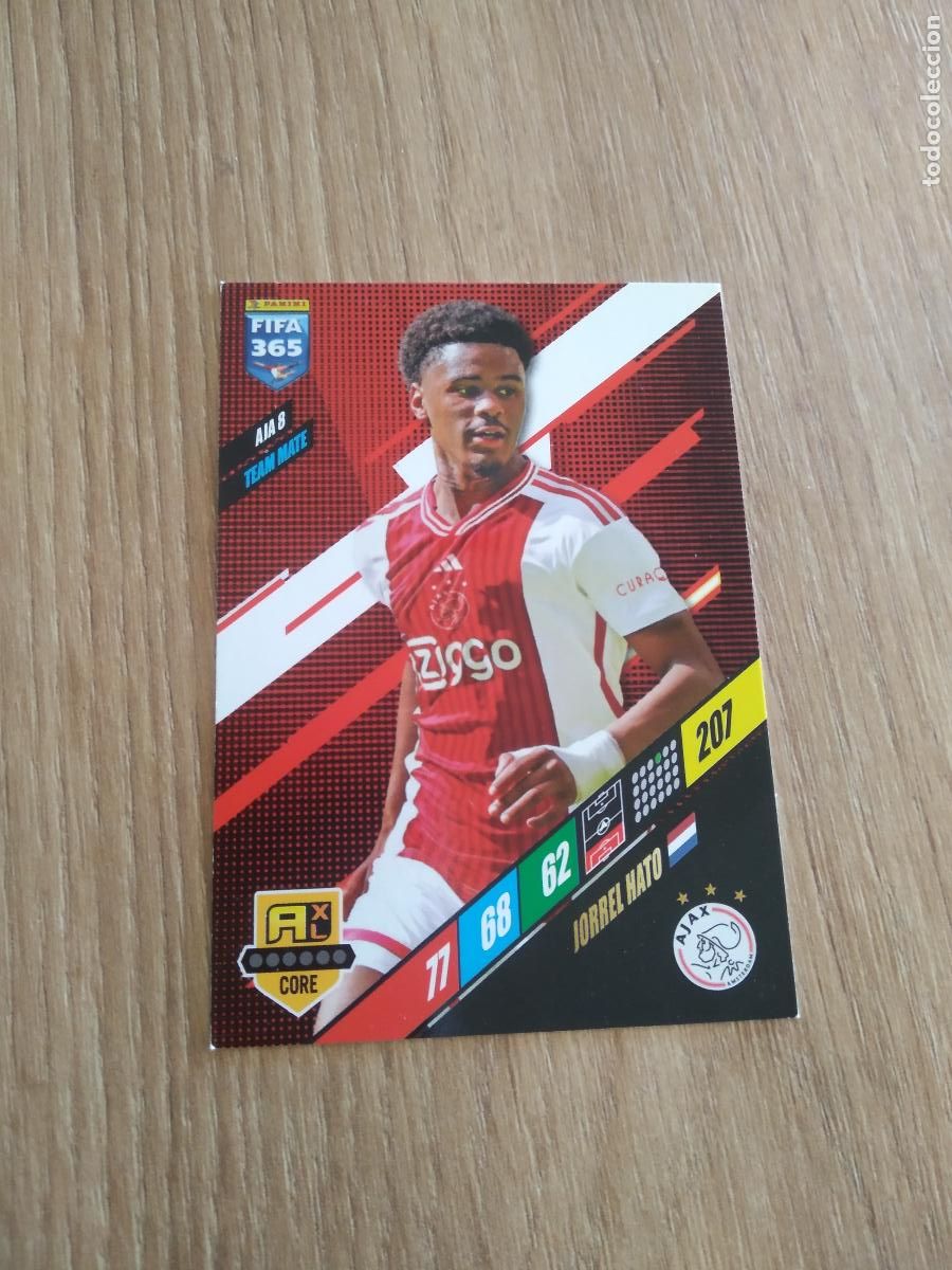 Cromos de F&uacute;tbol: AJA 8 JORREL HATO AJAX CROMO FUTBOL PANINI ADRENALYN 23-24 FIFA 365 2023-2024