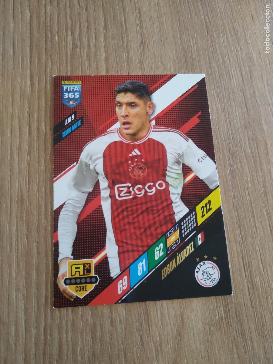 Cromos de F&uacute;tbol: AJA 9 EDSON ALVAREZ AJAX CROMO FUTBOL PANINI ADRENALYN 23-24 FIFA 365 2023-2024