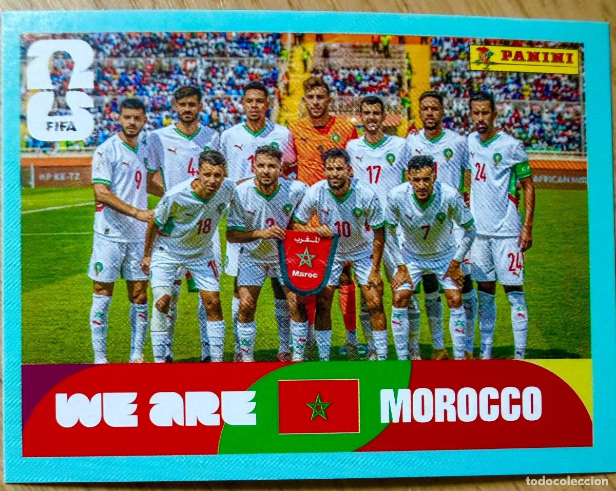 Cromos de F&uacute;tbol: MAR13 MAR 13 PLANTILLA MARRUECOS MUNDIAL FIFA WORLD CUP 2026 26 STICKER CROMO PANINI SIN PEGAR