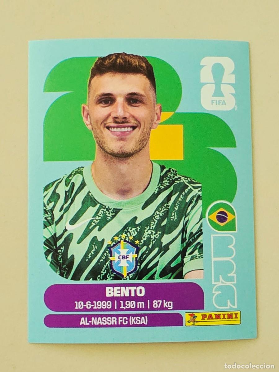 Cromos de F&uacute;tbol: BRA 3 Bento, Brasil, Panini FIFA World Cup Mundial 2026 Sticker