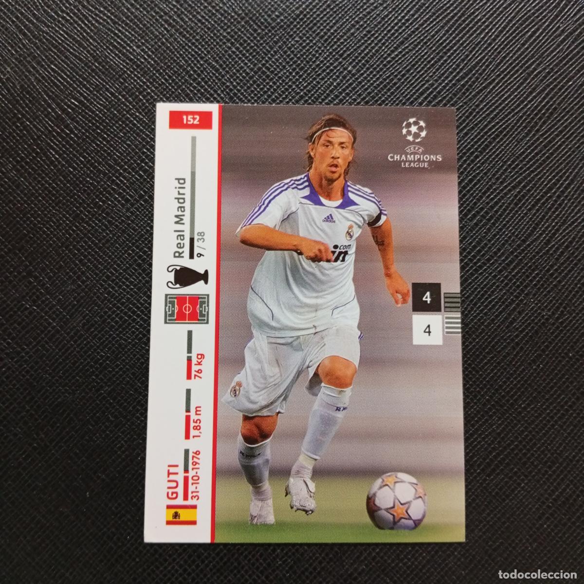 Fu&szlig;ball-Sticker: 152 GUTI REAL MADRID PANINI TRADING CARDS UEFA CHAMPIONS LEAGUE 2007 2008 - (MD2002-3) PG23