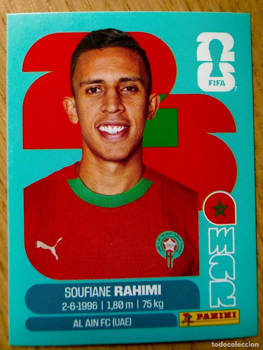 Cromos de F&uacute;tbol: MAR18 MAR 18 RAHIMI MARRUECOS MUNDIAL FIFA WORLD CUP 2026 26 STICKER CROMO PANINI SIN PEGAR