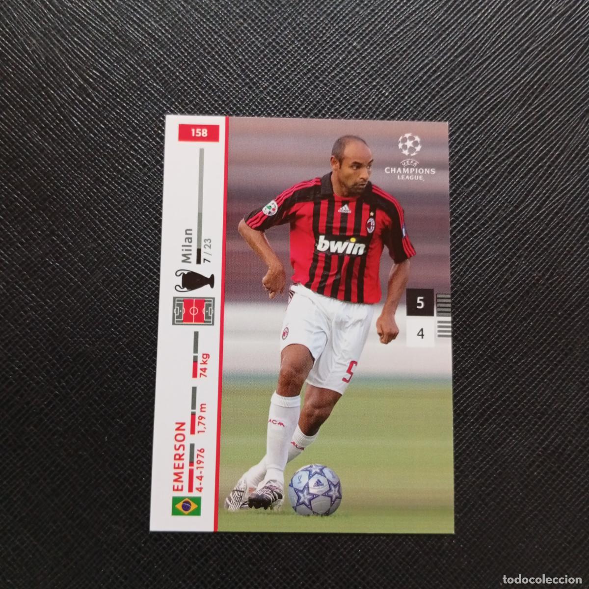 Cromos de F&uacute;tbol: 158 EMERSON MILAN PANINI TRADING CARDS UEFA CHAMPIONS LEAGUE 2007 2008 - (MD2002-3) PG23