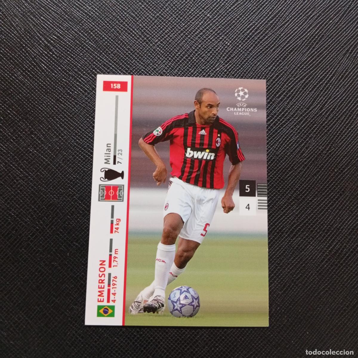 Cromos de F&uacute;tbol: 158 EMERSON MILAN PANINI TRADING CARDS UEFA CHAMPIONS LEAGUE 2007 2008 - (MD2002-3) PG24