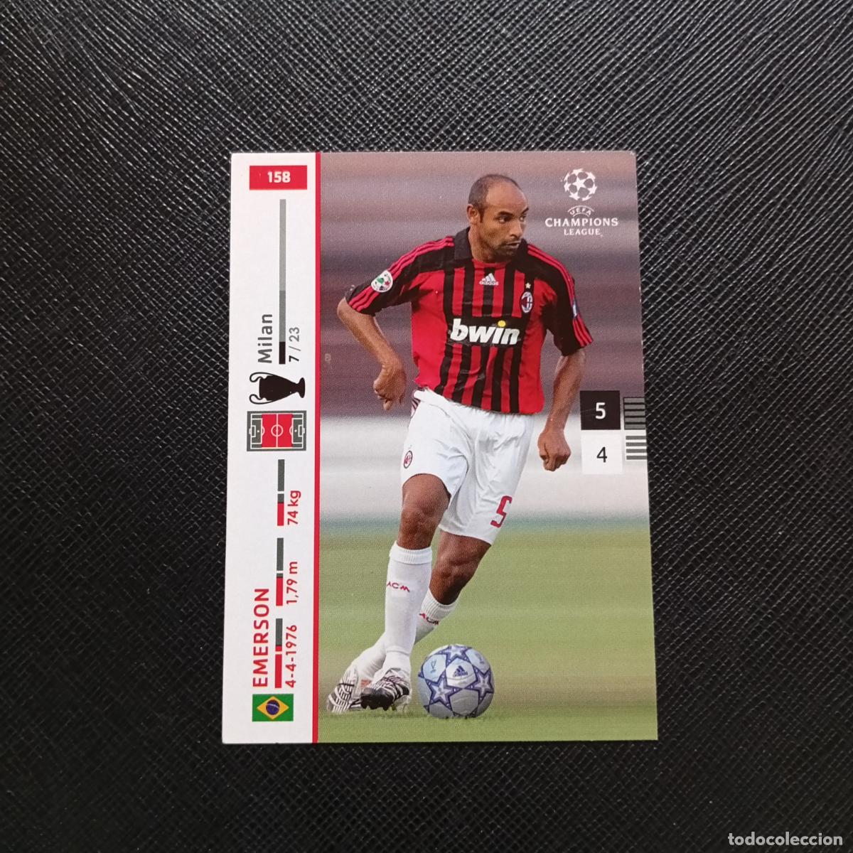 Cromos de F&uacute;tbol: 158 EMERSON MILAN PANINI TRADING CARDS UEFA CHAMPIONS LEAGUE 2007 2008 - (MD2002-3) PG24 B