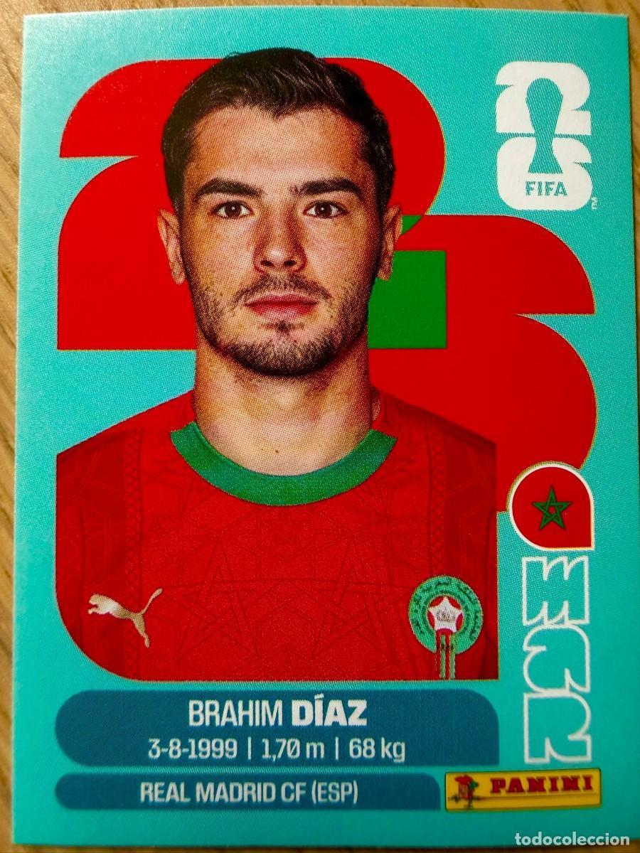 Cromos de F&uacute;tbol: MAR19 MAR 19 BRAHIM DIAZ MARRUECOS MUNDIAL FIFA WORLD CUP 2026 26 STICKER CROMO PANINI SIN PEGAR