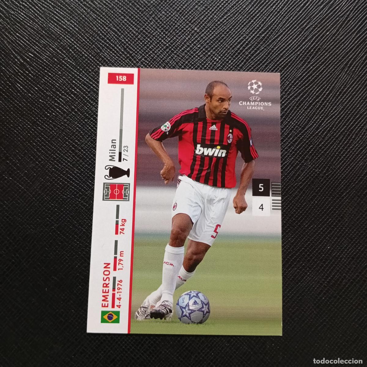Cromos de F&uacute;tbol: 158 EMERSON MILAN PANINI TRADING CARDS UEFA CHAMPIONS LEAGUE 2007 2008 - (MD2002-3) PG25