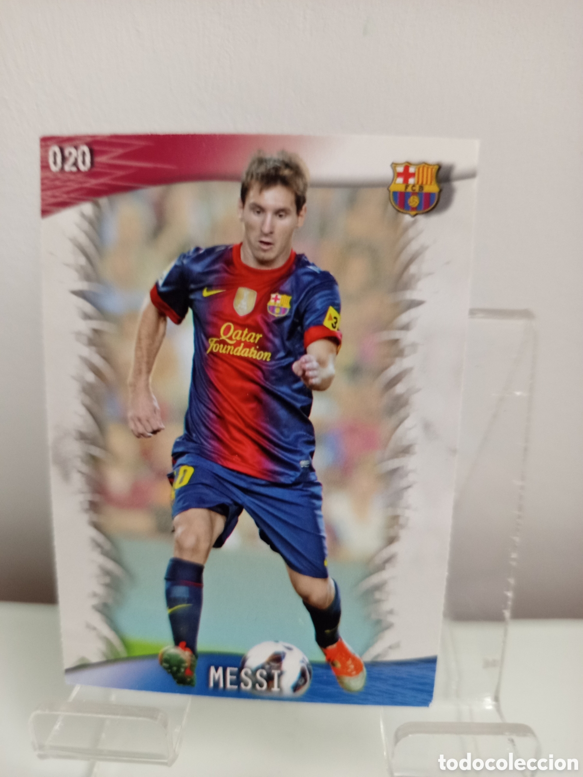 Cromos de F&uacute;tbol: ❇️ CROMO CARD ⚽ MESSI BARCELONA 20 FICHAS LIGA QUIZ GAME 2014 13 14 2013 2014 MUNDICROMO ❇️