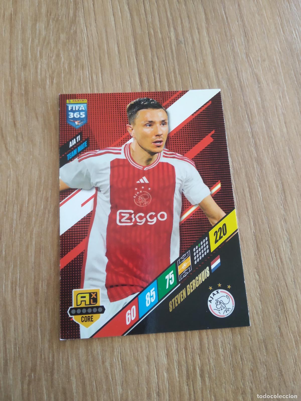Cromos de F&uacute;tbol: AJA 11 STEVEN BERGHUIS AJAX CROMO FUTBOL PANINI ADRENALYN 23-24 FIFA 365 2023-2024