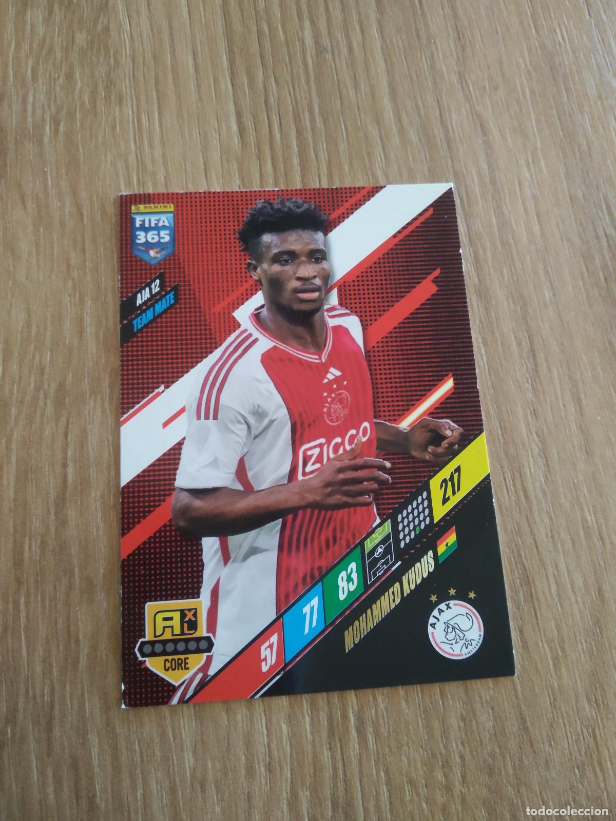 Cromos de F&uacute;tbol: AJA 12 MOHAMMED KUDUS AJAX CROMO FUTBOL PANINI ADRENALYN 23-24 FIFA 365 2023-2024