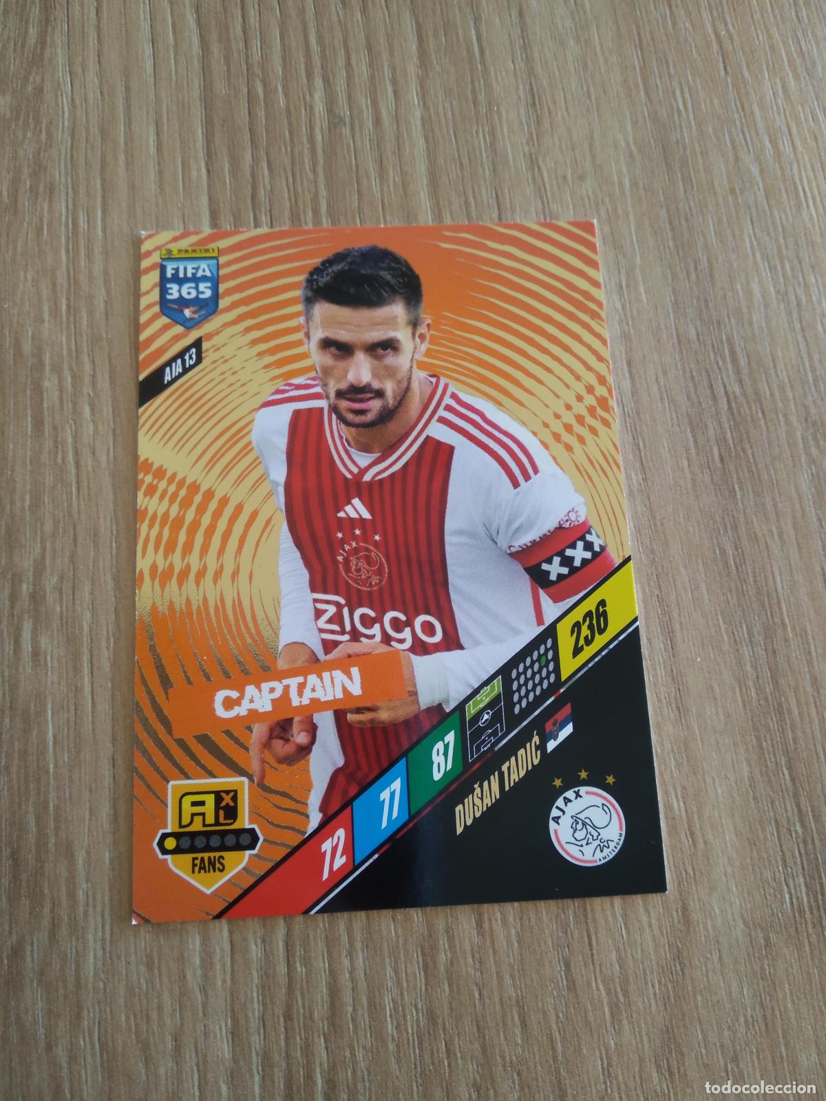 Cromos de F&uacute;tbol: AJA 13 DUSAN TADIC AJAX CROMO FUTBOL PANINI ADRENALYN 23-24 FIFA 365 2023-2024